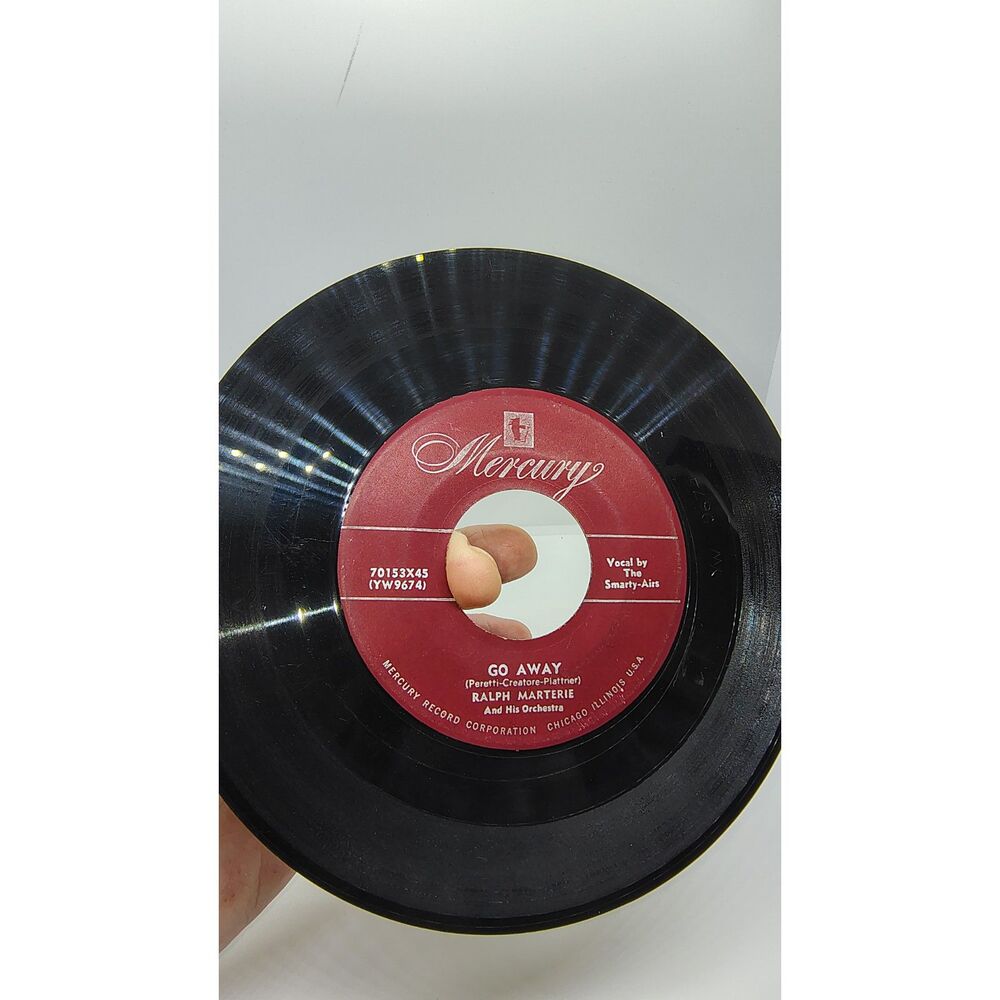 Ralph Marterie’s “Go Away / Crazy, Man, Crazy” 45 on Mercury